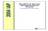 Radford Army Ammunition Plant previous years/2004 Radford IAP.pdfRAB Members Commonwealth of Virginia EPA Region III Information Repository Radford Army Ammunition Plant 2004 Installation