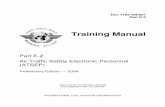 ATSEP TRAINING MANUAL final draft - TAESARated ATSEP: An ATSEP holding the qualification appropriate to the privileges to be exercised. 11 ICAO Preliminary Unedited Version – 3 November