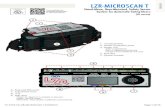 LZR-MICROSCAN T · 2020. 6. 23. · 75.5753.19 LZR-MICROSCAN T 20200615 Page 3 of 16 CLASS 1 LASER PRODUCT! CAUTION IR laser (Class 1) wavelength 905 nm max. output pulse power 35