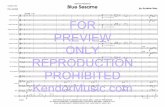 Blue Sesame score - Kendor Music, Inc. · 2011. 12. 10. · b b b b b b bbb bbb bbb bbb bbb bbb bbb bbb 1st Eb Alto Sax 2nd Eb Alto Sax 1st Bb Tenor Sax 2nd Bb Tenor Sax Eb Baritone