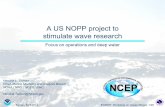 A US NOPP project to stimulate wave research · 2015. 12. 22. · Tolman, 6/25/2012 ECMWF Workshop on Ocean Waves, 1/26 A US NOPP project to stimulate wave research Focus on operations
