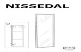 NISSEDAL - IKEA...2 ENGLISH As wall materials vary, screws for fixing to wall are not included. For advice on suitable screw systems, contact your local specialised dealer. DEUTSCH
