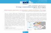 JRC MARS Bulletin Crop monitoring in Europe...the whole policy cycle. Pre-press version. This is a pre-press version of the JRC MARS Bulletin, which, after final editing will be formally