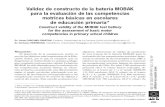 Construct validity of the MOBAK test battery for the assessment … · 2020. 5. 22. · Construct validity of the MOBAK test battery for the assessment of basic motor competencies