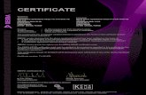 CERTIFICATE - SEVAL KABLO€¦ · ANNEX TO KEMA-KEUR CERTIFICATE 71-101479 page 2of 2 DEKRA Certification B.V. Meander 1051, 6825 MJ Arnhem P.O. Box 5185, 6802 ED Arnhem, The Netherlands
