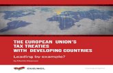THE EUROPEAN UNION'S TAX TREATIES WITH ... - Martin Hearson · Martin Hearson is Fellow in International Political Economy in the International Relations department of the London