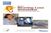 NIOSH Hearing Loss SimulatorWorkplace Safety and Health ^ SERV^ *5r NIOSH Hearing Loss Simulator Instruction and Training Guide ^Vda a DEPARTMENT OF HEALTH AND HUMAN SERVICES Centers