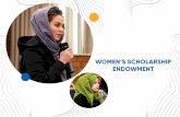 WOMEN’S SCHOLARSHIP ENDOWMENT...ABOUT WSE PROGRAM e Women’s Scholarship Endowment (WSE) Activity aims to assist Afghan women obtain a university education in a ﬁeld of Science,