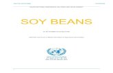 SOY BEANS - An INFOCOMM Commodity Profile...This commodity profile has been written by Ms Neema Toyb, consultant, under the overall guidance of Samuel Gayi, Head of the Special Unit