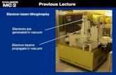 Previous Lecture - Chalmers...Lecture 6: Vacuum & plasmas • What glow discharge / plasma is • What we use glow discharges for • Different types of glow discharges: DC, RF •