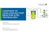 2.6-Overview of Lead-Cooled Fast Reactor Technology · 2019. 3. 27. · • LBE is more corrosive than pure lead (when compared at the same temperature) • LBE also thermally expands