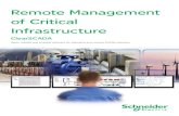 Remote Management of Critical Infrastructureated with product configuration, operation and maintenance. Selecting tools that lower these costs is critical. ClearSCADA helps to reduce