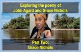 Exploring the poetry of John Agard and Grace Nichols · 2020. 6. 26. · As you discovered last week, husband and wife, John Agard and Grace Nichols, are two very well-known and well-regarded