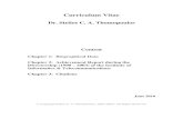 Curriculum Vitae - Demokritos...Dr. Stelios C. A. Thomopoulos Content Chapter 1: Biographical Data Chapter 2: Achievement Report during the Directorship (1998 – 2003) of the Institute