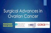 Surgical Advances in Ovarian Cancer · Secondary debulking and its influence on survival –controversial Second-look surgery falling out of favour Cytoreduction of relapsing tumour