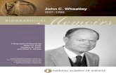 John C. Wheatley - National Academy of Sciences...The dilution refrigerator revolutionized low-temperature physics by providing steady millikelvin temperatures for weeks or months