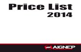 2014 - Segment · 7 Price List 2014 62510.....32 62520.....33