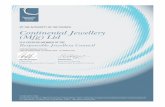 BY THE AUTHORITY OF THE COUNCIL Continental Jewellery (Mfg) Ltd · 2020. 5. 20. · Certified Member Continental Jewellery (Mfg) Ltd Membership Forum Jewellery Manufacturer and/or