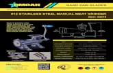 #12 STAINLESS STEEL MANUAL MEAT GRINDER SHEETS... · 2019. 12. 12. · latest news and offers 2019.E.O.E Made of stainless steel, which prevents it from rust, allow easy cleaning,