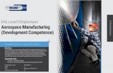 EAL Level 3 Diploma in Aerospace Manufacturing (Development Competence) · AAED3-037 Repairing and modifying mechanical assemblies (Aerospace and Aviation) 700 L/508/6335 AAED3-038