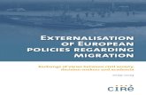 Externalisation of European policies regarding migration · Externalisation of European policies regarding migration | 3 Introduction This publication, made by CIRÉ within the project