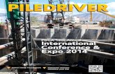 International Conference & Expo 2014 · The PDPI Demonstrations By Frank Rausche, Pat Hannigan, Van Komurka and Joe CaliendoW e reported in the Quarter 1 2010 issue of PileDriver