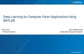 MATLAB EXPO - Deep Learning Demystified · 21 Fine-tune a pre-trained model (transfer learning) Recommended when: Training data 100s to 1000s of labeled images (small) Computation
