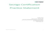 CPS Version 5.2.2 Sectigo Certification Practice Statement · 2020. 9. 30. · CPS Version 5.2.2 Latest Revision: September 30, 2020 1 Sectigo Certification Practice Statement Sectigo