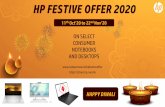 HP FESTIVE OFFER 2020Festive+Offer+2020_TnC.pdfHP FESTIVE OFFER 2020* 11th Oct’20 to 22nd Nov’20 CASHBACK OFFER TERMS AND CONDITIONS • 5% Cashback on Purchase of selected models