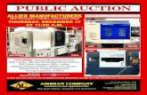 ALLIED MANUFACTURERS PREVIEWashmancompany.com/auctions/20201217/brochure.pdf · 17.12.2020  · AIRCO CV-200 Welder. LINCOLN Mig 255 Welder. OPTICAL COMPARATOR. DELTRONIC DH 30 Optical