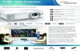 Bright 1080p Projection - Outdoor Theater Systems · 2020. 4. 21. · Bright 1080p Projection - EH412 OPTICAL/TECHNICAL SPECIFICATIONS Display Technology 1Texas Instruments 0.65”