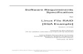 Linux File RAID [SQA Example]mercury.pr.erau.edu/~siewerts/se420/design...software at the unit level (CSU – Computer Software Unit) and test application (CSCI – Computer Software