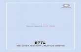 Bhilwara Technical TexTiles limiTed Annual Report-20.pdf · 2020. 8. 27. · the top importer of raw textiles and garments. India is the third-largest textile manufacturing country