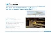 Lightbar Series PLCC 3528/5050 Lightbar IP54 Series Datasheet · 2019. 12. 17. · 5050 RGB 60D/M IP54 CV12V Series 5050 RGB 60D/M IP54 CV24V Series Order code CCT (K) Voltage (CV)