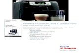 machine Perfect Espresso and Cappuccino · 2020. 10. 15. · Philips Saeco Intelia Automatic espresso machine Intelia One Touch Cappuccino HD8753/11 Perfect Espresso and Cappuccino