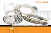 Timken Cylindrical Roller Bearing Catalog · 2018. 6. 20. · 4 TIMKEN CYLINDRICAL ROLLER BEARING CATALOG OvERvIEW TIMKEN A A BRAND YOU CAN TRUST The Timken brand stands for quality,