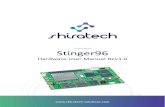 Stinger96 · Page 9 of 21 Stinger96 HW User Manual Rev1.0 / 7. LTE BG96 Cat-M1/NB1 & EGPRS Module BG96 is a series of LTE Cat-M1/NB1/EGPRS module offering a maximum data rate of 375Kbps