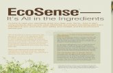 EcoSense— - Green-Appeal · 2010. 2. 9. · EcoSense— It’s All in the Ingredients WITH MELALEUCA PRODUCTS OPENING NE W DOORS Need: There’s nothing like that sense of accomplishment
