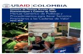 Banca de las Oportunidades - Iniciativa de Finanzas Rurales ......parte por describir las cadenas productivas y de valor agropecuarias en Colombia, así como las características propias