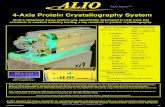 4-Axis Protein Crystallography System - ALIO Industries...Axial: < +/- 100nm T.I.R. System Run-Out at XY Integrated 4-Axis Controller EPICS Compatible 110V or 220V Compatible Step