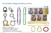M 004 Basic Rigging Safety Lecture · 2015. 10. 22. · Rev 10/20/2015 Basic Rigging Safety Lecture-2015 -10-20.pptm Basic rigging scope of qualification • Basic rigging training