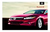 2012 Honda Accord - Auto-Brochures.com · 2012. 6. 11. · Accord EX-L V 6 Sedan shown with Ivory Leather and available Honda Satellite-Linked Navigation System.. TM. 3. From the