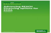 Advancing REACH - Financing options for ECHA · 2019. 10. 14. · TEXTE Advancing REACH: Options to finance ECHA Final report TEXTE 118/2019 . Ressortforschungsplan of the Federal