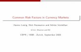 Common Risk Factors in Currency Markets...Mortgage Crisis (July 2007 − February 2008, One−Month Returns) corr(HML,MSCI) = 0.73 HML MSCI Carry Trade and US Stock Market Returns
