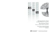 All of Us - University of Arizona · Elizabeth Schauer, conductor Christian Hagedon, piano O Sacrum Convivium..... Antonio de Salazar (1650-1715) T’amo mia vita ... the wicked step