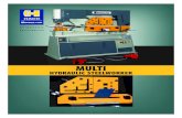 HYDRAULIC STEELWORKER · 2017. 9. 19. · Hydraulic steelworker The Kingsland Multi range of 60 up to 175 ton machines are in the Kingsland tradition of well engineered, robust steelworkers,