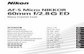 Nano Crystal Coatdownload.nikonimglib.com/archive2/U1lmk009Baix01iwN8x705... · 2015. 10. 1. · Nano Crystal Coat NIKON CORPORATION 使用説明書の内容が破損などによって判読できなくなったときは、