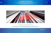 Textile Finishing Industrystudymaterials.learnatncpc.org/.../10.4_TextileFinishing.pdf · 2018. 11. 14. · I Technical manual –Textile finishing industry Masthead Publisher: UNIDO,