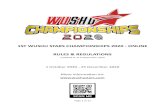 Rules & Regulations - 1st Wushu Stars Championships 2020 ......2020/09/09  · Contemporary Wushu Tradi>onal Wushu CB1. 5-Duan Changquan CB2. 5-Duan Daoshu CB3. 5-Duan Jianshu CB4.