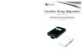 Tactile Ring Signaler - Harris Communications · 2019. 3. 2. · TRS-100 Transmisor 1. Enchufe el transmisor TRS-100 en el 2do gato del teléfono de un aparato de telecomunicación.